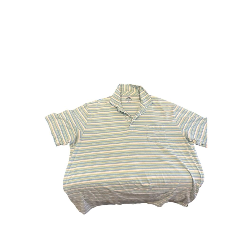 Peter Millar Summer Comfort Striped Mens Golf Polo Shirt XL